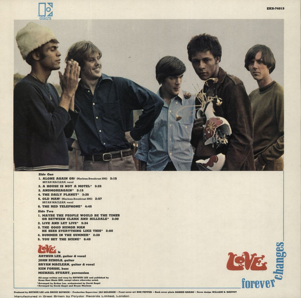 Love Forever Changes - 3rd UK vinyl LP album (LP record)