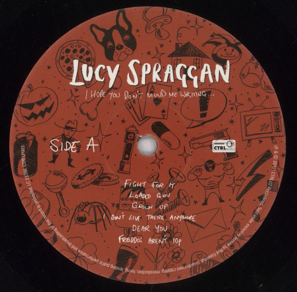 Lucy Spraggan Hope You Don't Mind Me Writing UK vinyl LP album (LP record) L9ELPHO839331