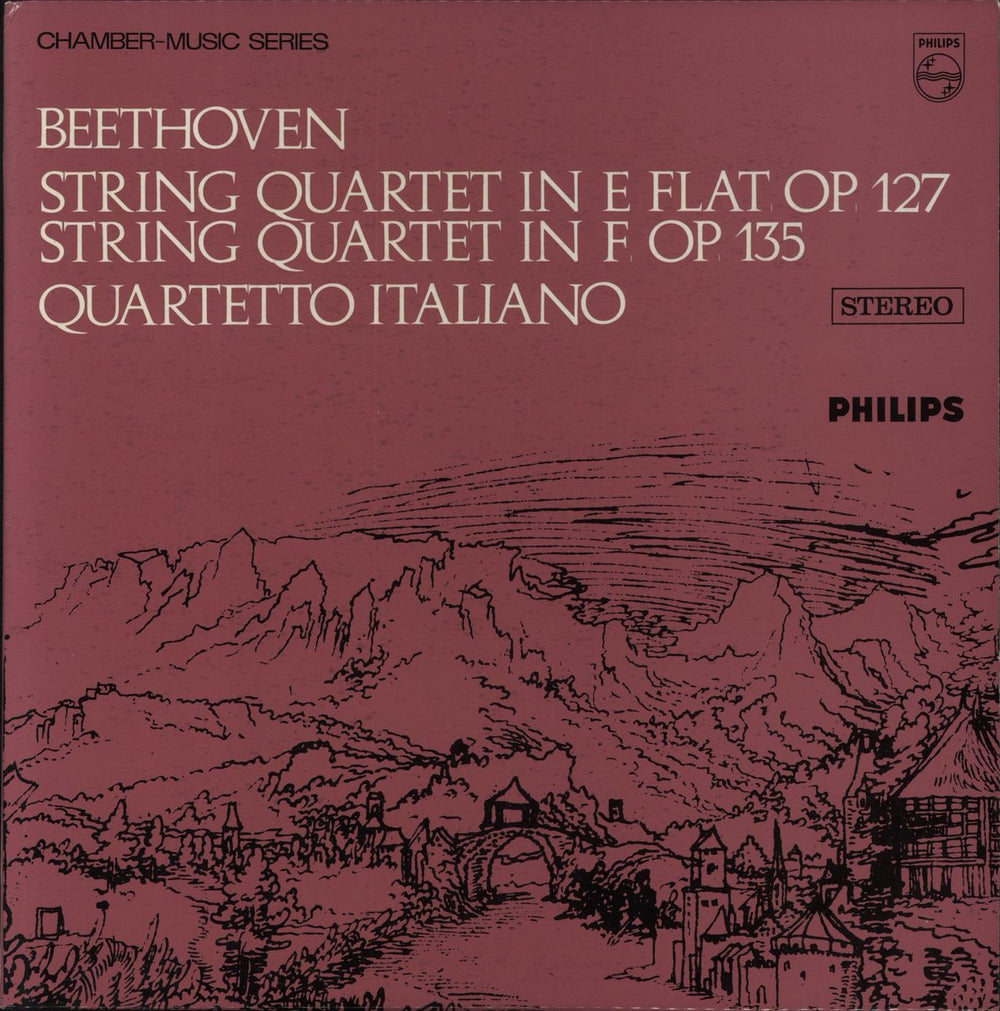 Ludwig Van Beethoven String Quartet in E flat / String Quartet in F UK vinyl LP album (LP record) SAL3703