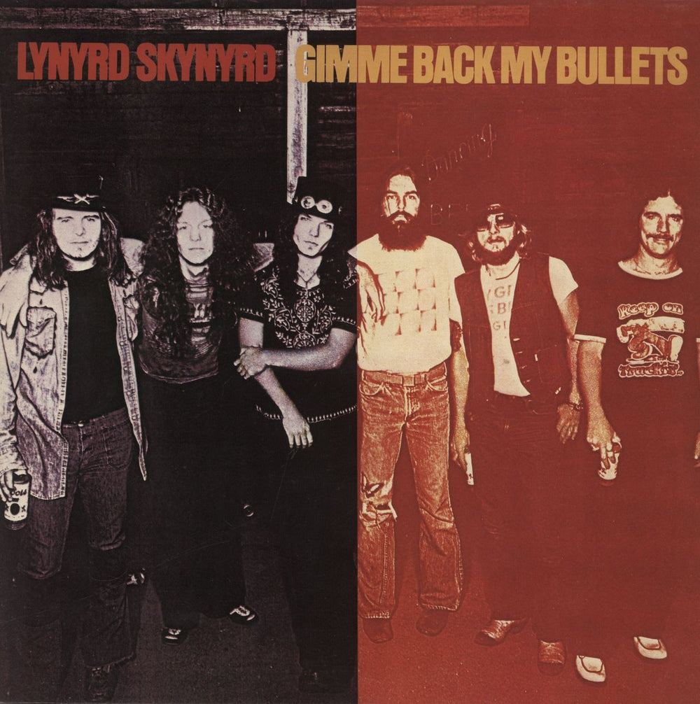 Lynyrd Skynyrd Gimme Back My Bullets UK vinyl LP album (LP record) MCF2744