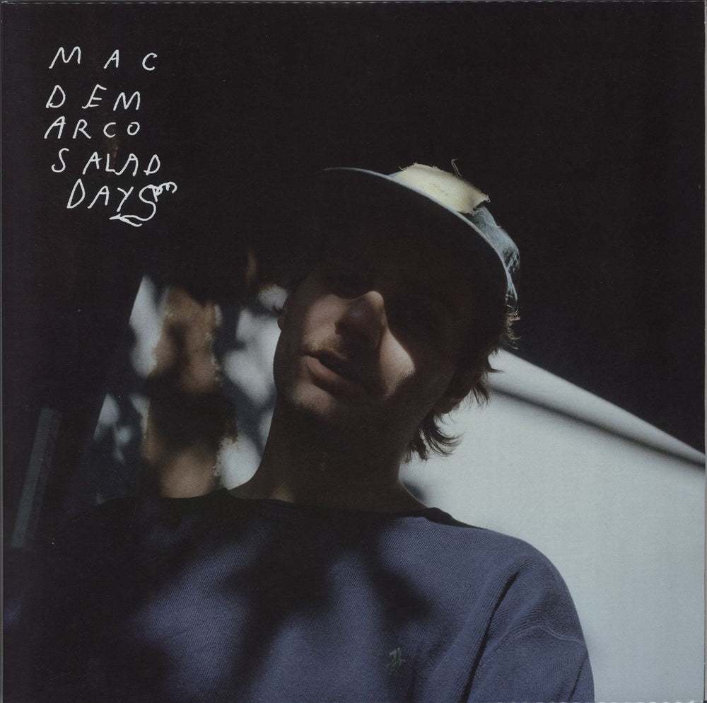 Mac DeMarco Salad Days - Blue w/ White & Green Splatter and Holographic Effect Vinyl UK 2-LP vinyl record set (Double LP Album) CT368LP-BLOOD