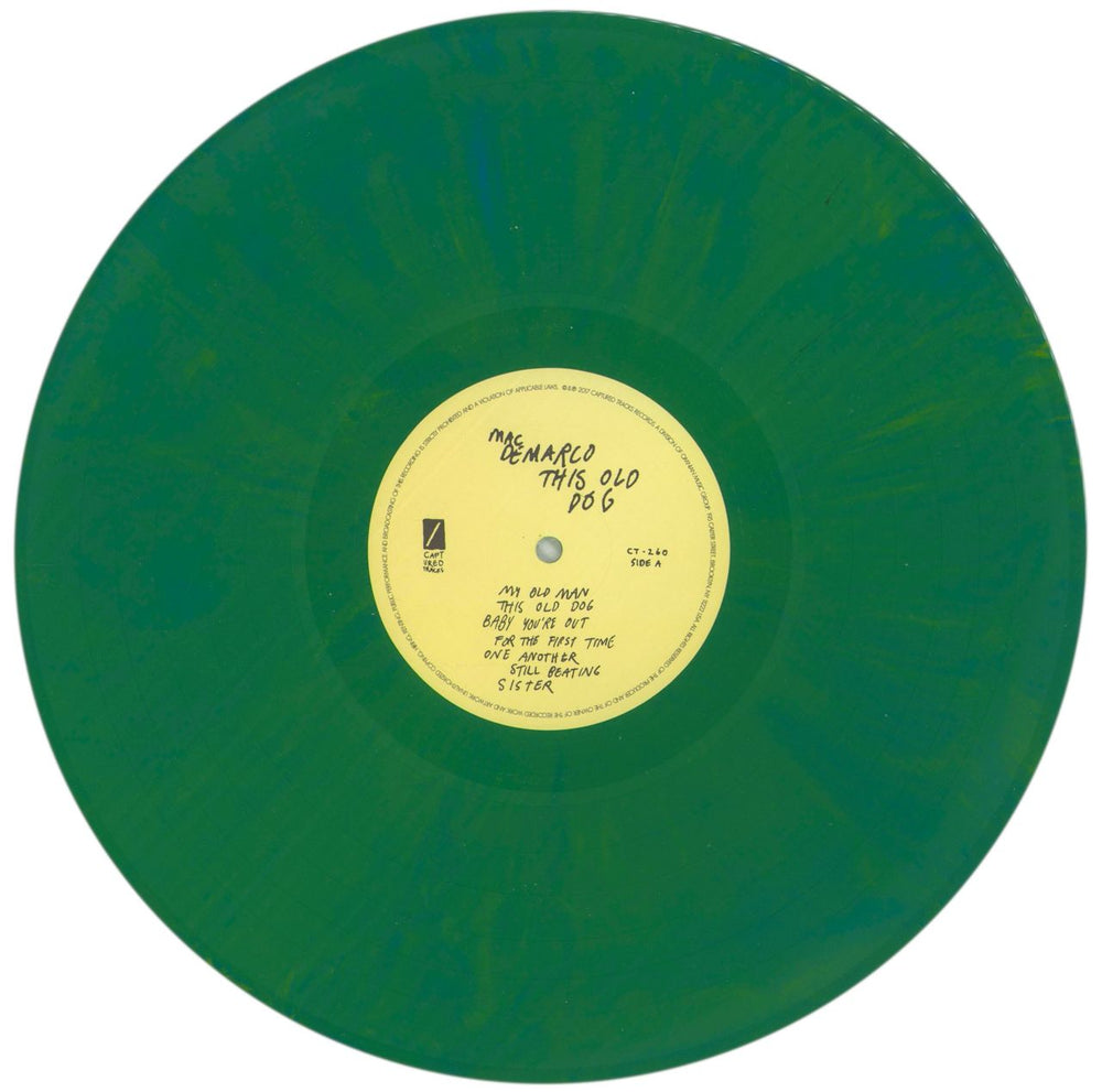 Mac DeMarco This Old Dog - Alternate Sleeve - Green Ombre Vinyl US vinyl LP album (LP record) Q0ELPTH871174