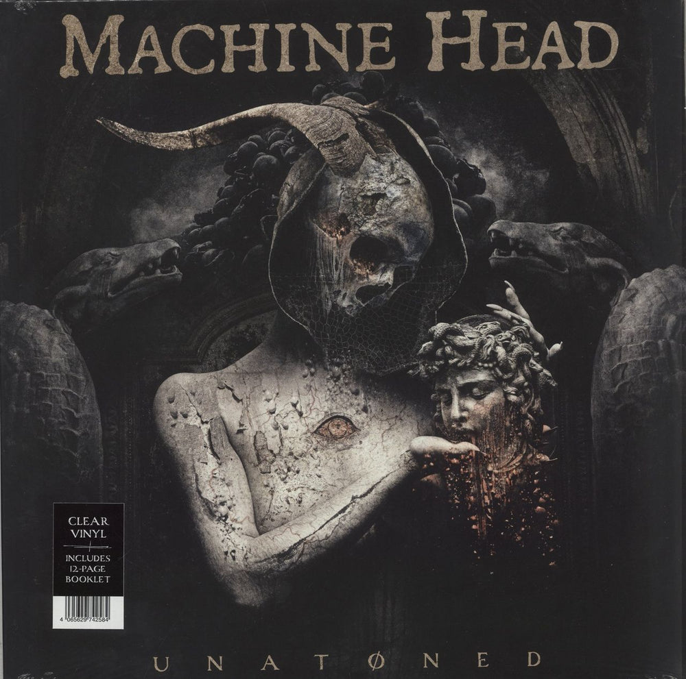 Machine Head Unatoned - Clear Vinyl - Sealed UK vinyl LP album (LP record) NBR7425