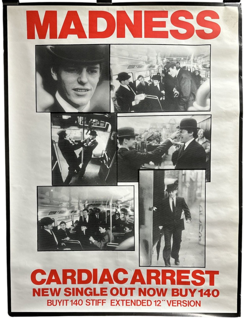 Madness Cardiac Arrest - Poster UK Promo poster POSTER