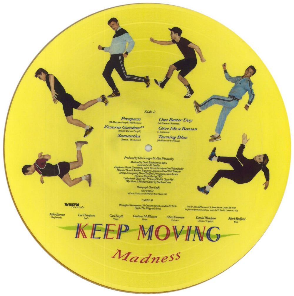 Madness Keep Moving UK picture disc LP (vinyl picture disc album)