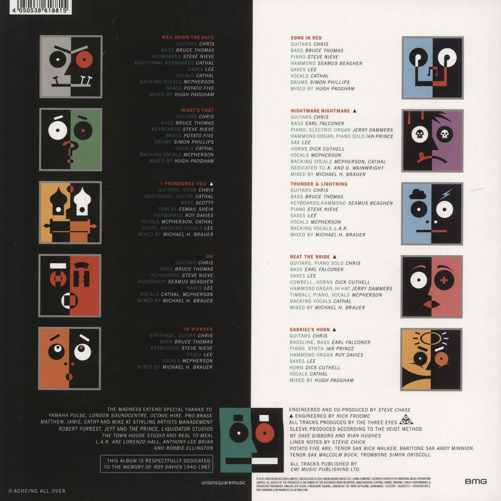 Madness The Madness - 180 Gram Vinyl UK vinyl LP album (LP record) 4050538618815