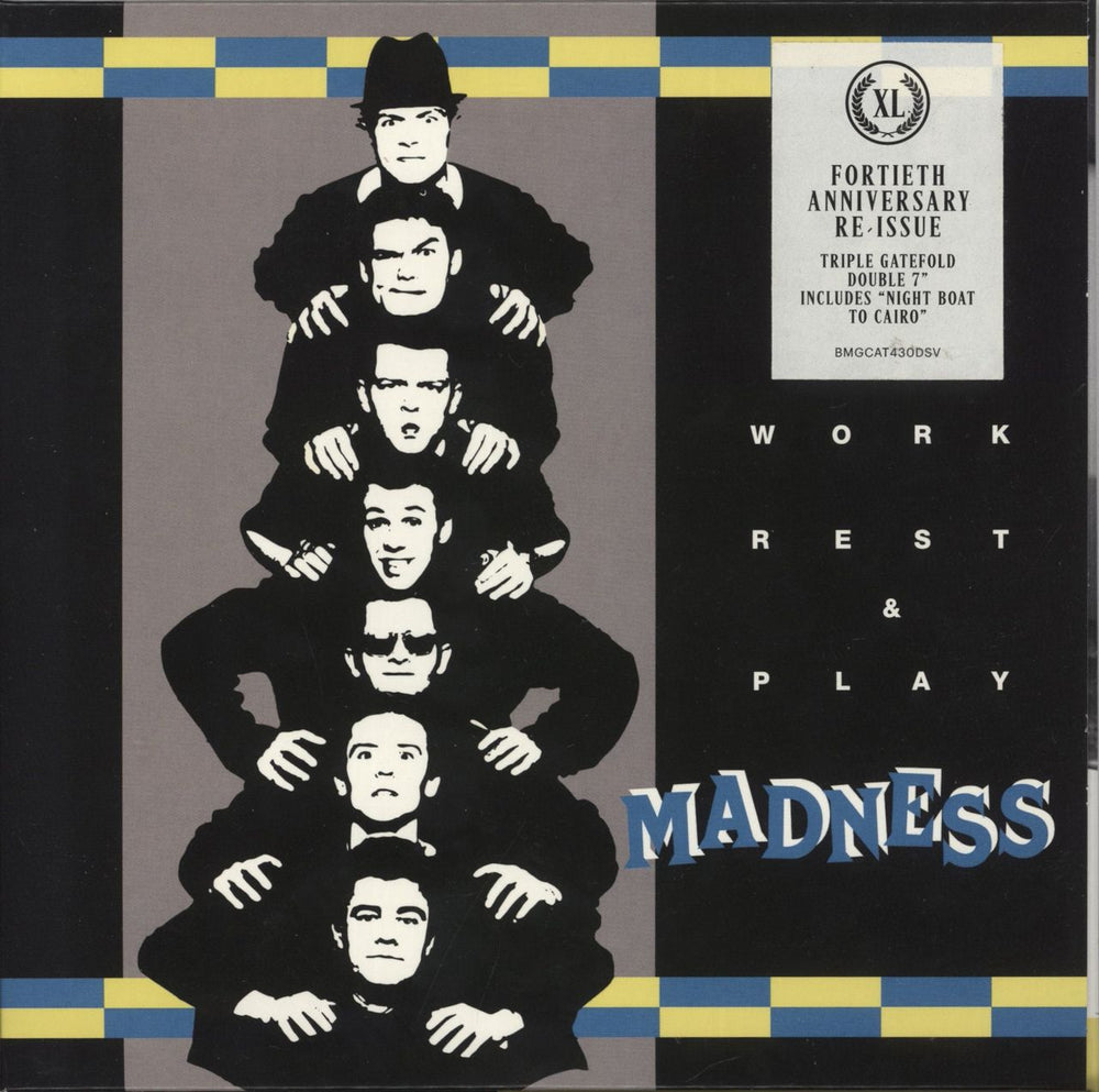 Madness Work, Rest & Play EP - 40th Anniversary Edition UK 7" vinyl single (7 inch record / 45) BMGCAT430DSV