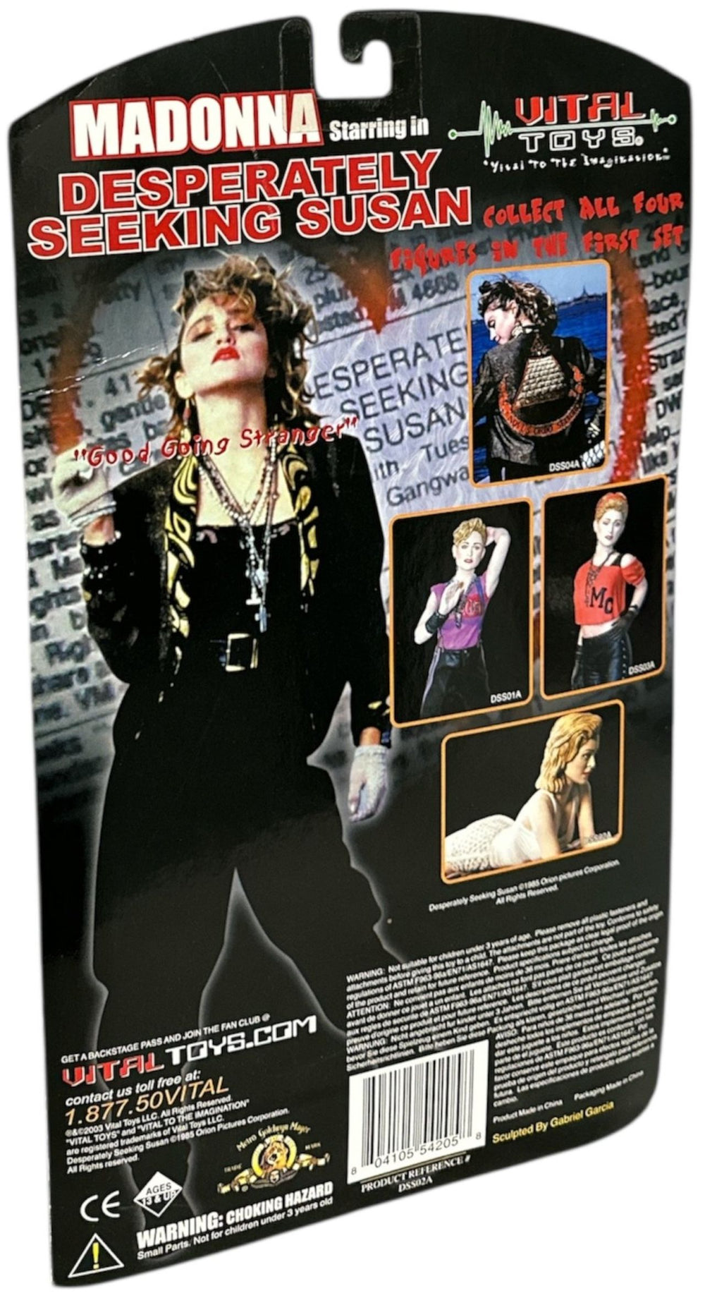 Madonna Desperately Seeking Susan - 8" Doll - Sealed UK Toy 804105542058