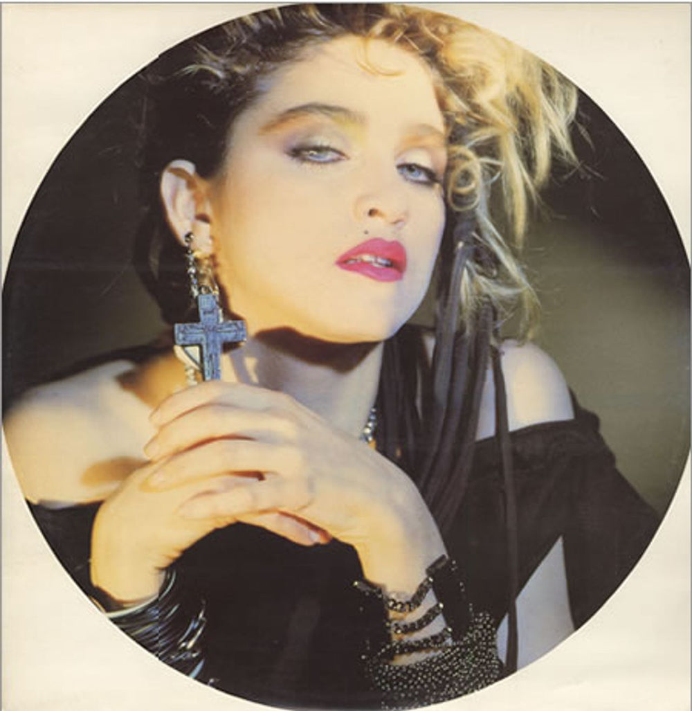 Madonna Holiday - Earring Sleeve UK 12" vinyl single (12 inch record / Maxi-single) W9405T
