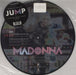 Madonna Jump UK 12" vinyl picture disc (12 inch picture record) 093624304104