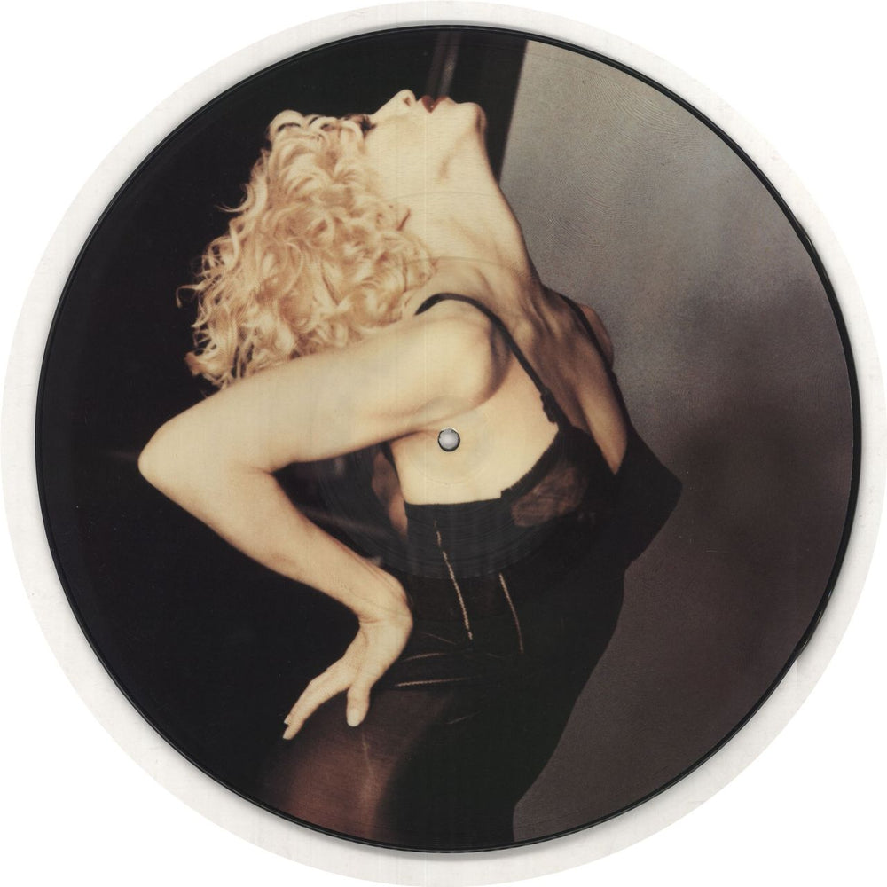 Madonna Vogue - stickered pvc UK 12" vinyl picture disc (12 inch picture record) W9851TP