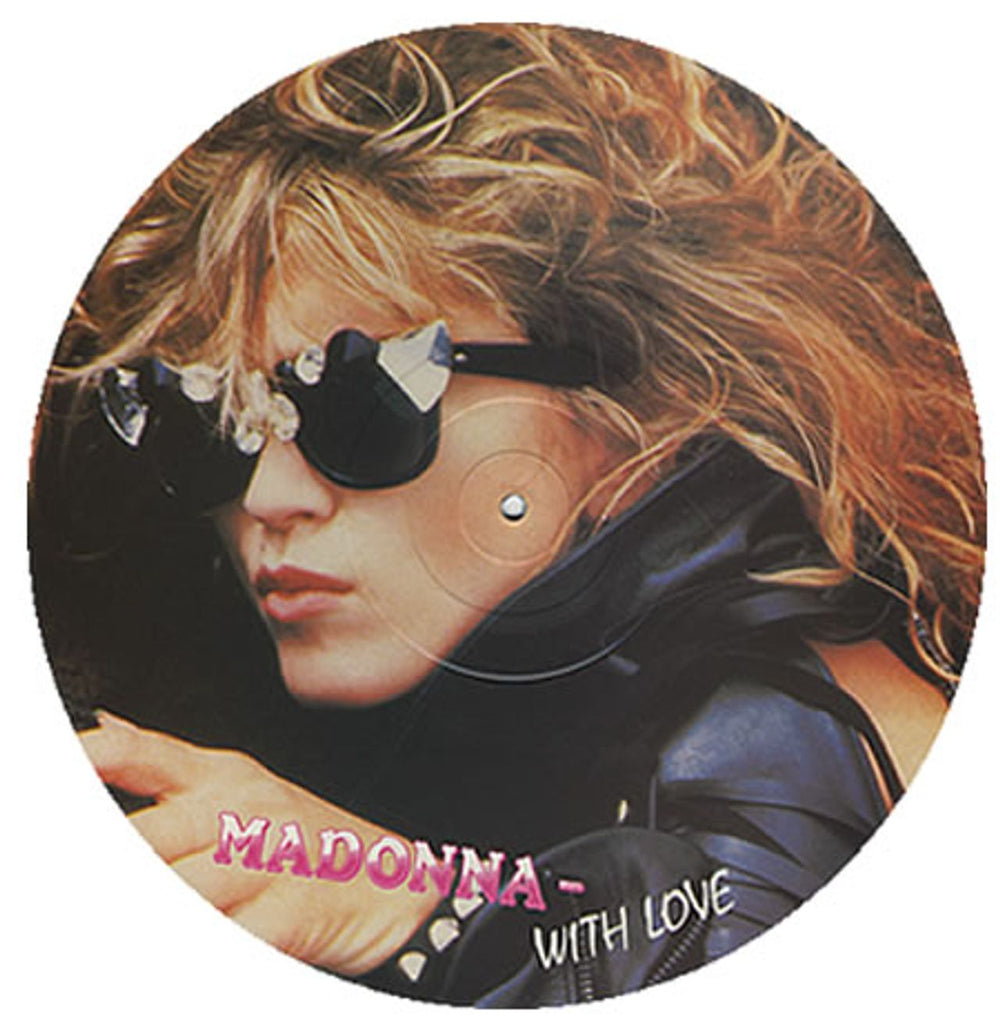 Madonna With Love UK picture disc LP (vinyl picture disc album) MADPDWI332375