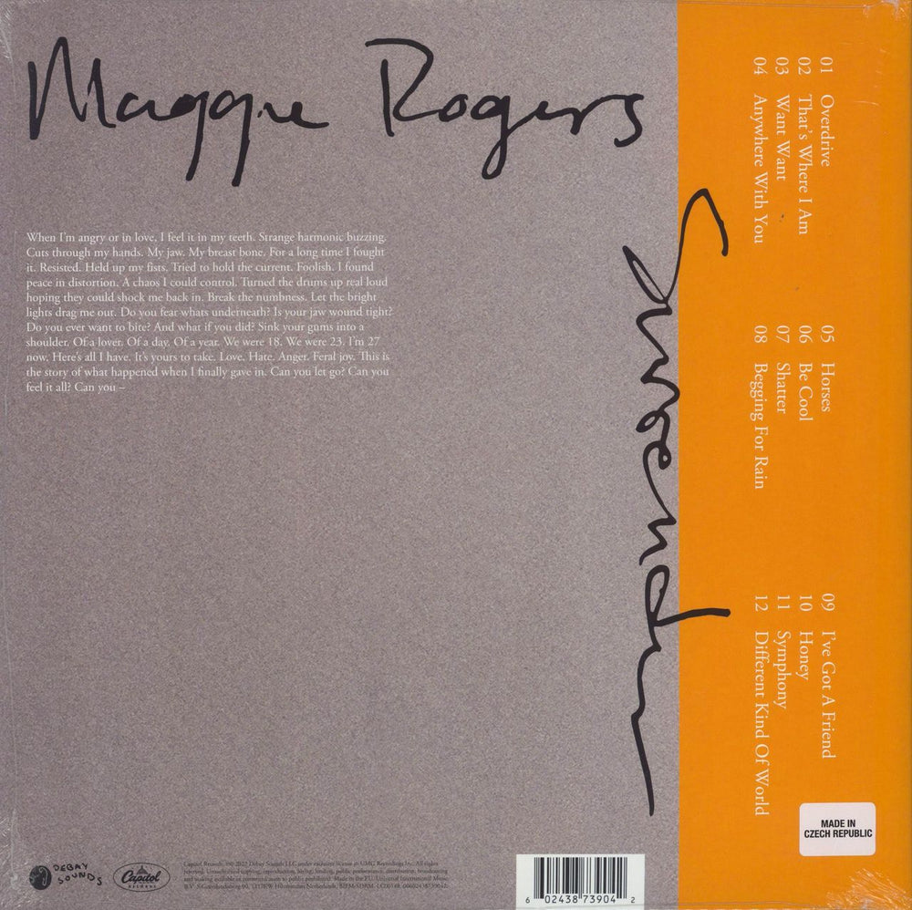 Maggie Rogers Surrender - Sealed UK vinyl LP album (LP record)