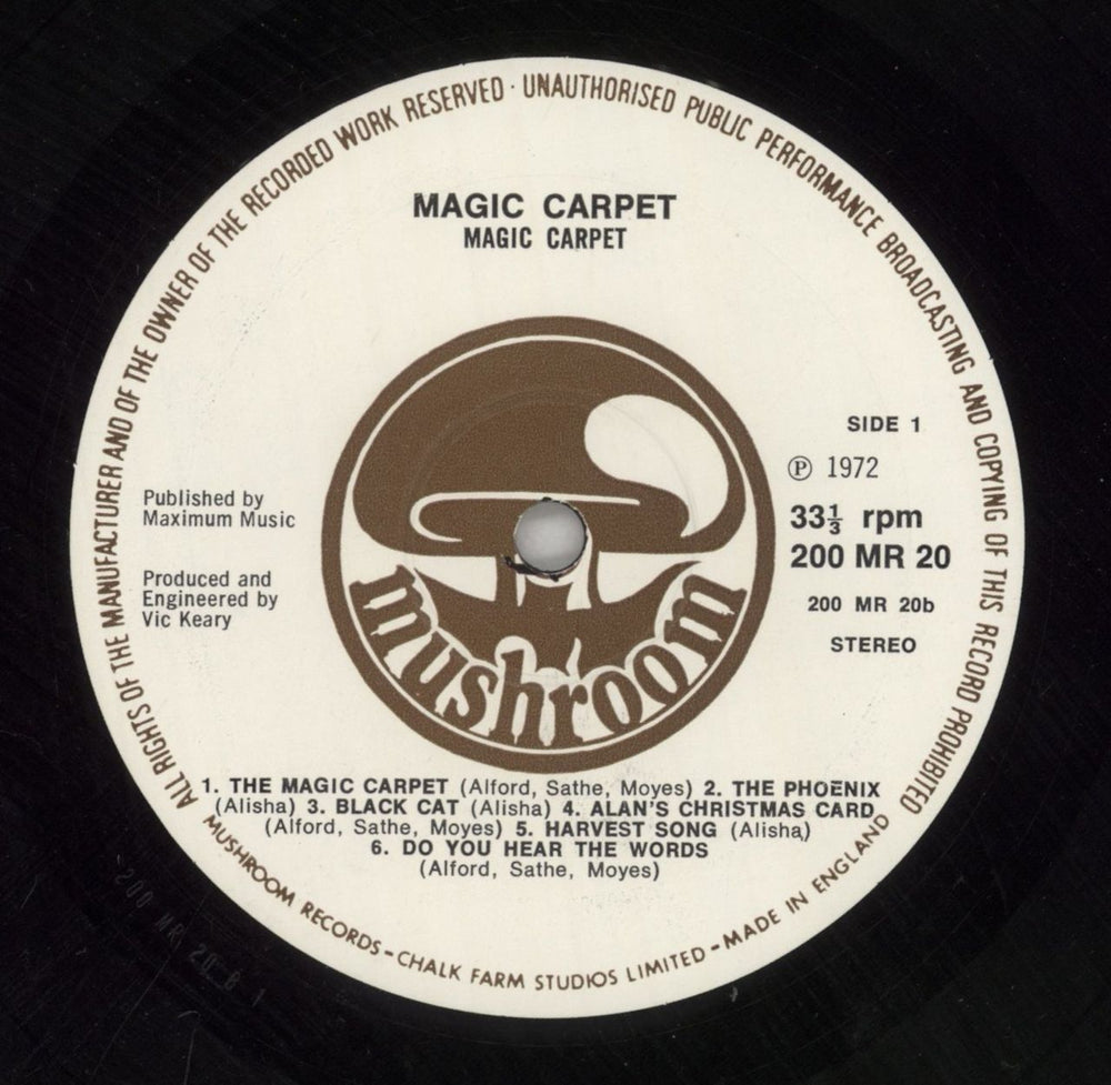 Magic Carpet Magic Carpet UK vinyl LP album (LP record) MGCLPMA01713