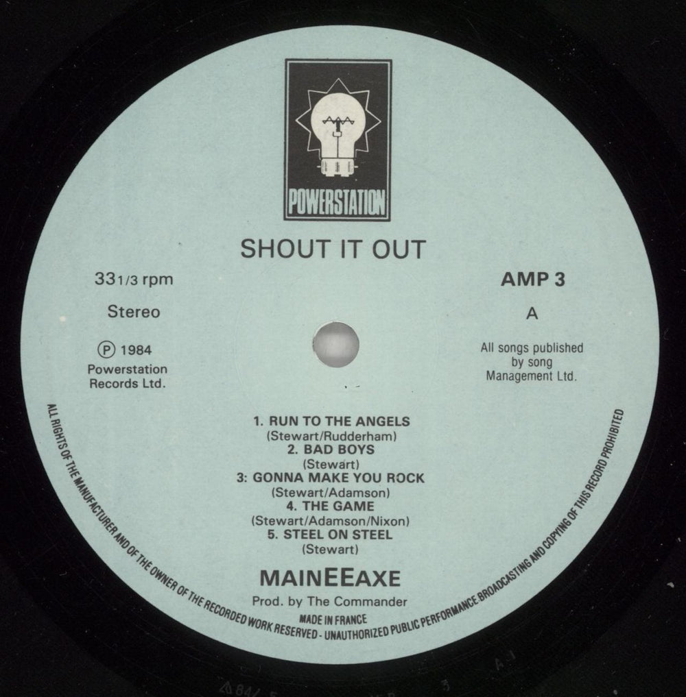 Maineeaxe Shout It Out UK vinyl LP album (LP record) NHILPSH869645