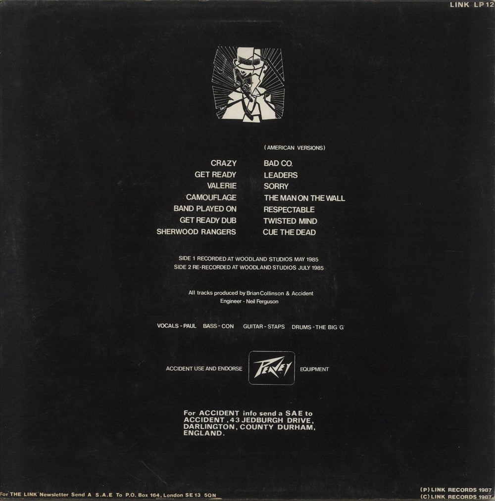 Major Accident Crazy UK vinyl LP album (LP record)