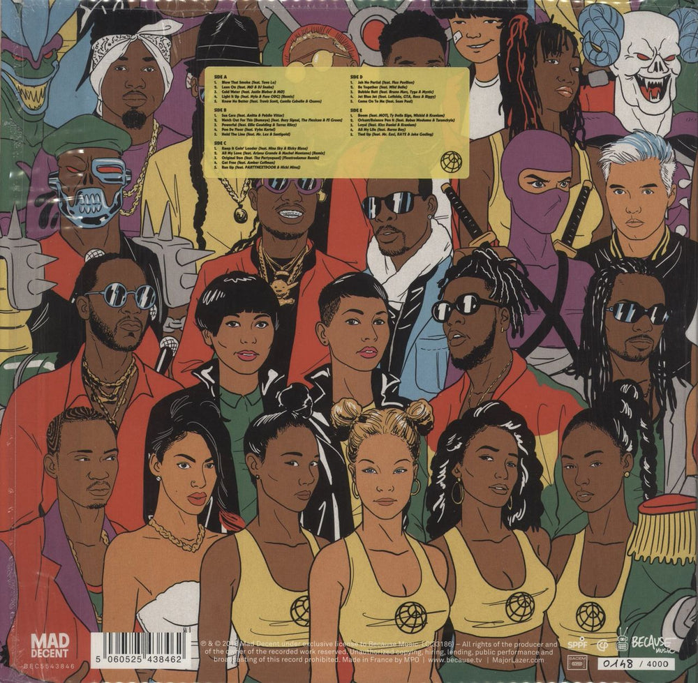 Major Lazer Essentials - Yellow Vinyl US 3-LP vinyl record set (Triple LP Album) 5060525438462