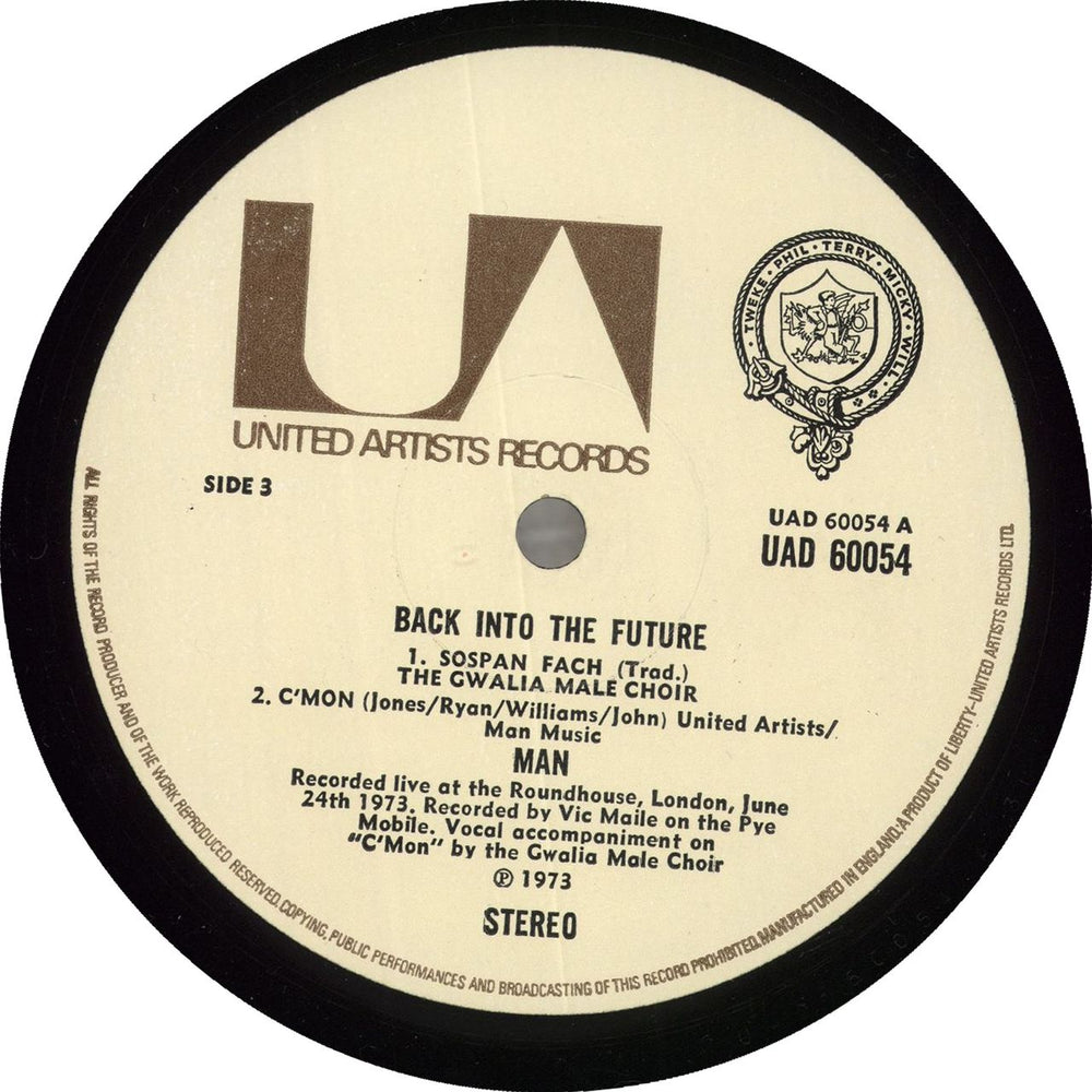 Man Back Into The Future - laminated UK 2-LP vinyl record set (Double LP Album)