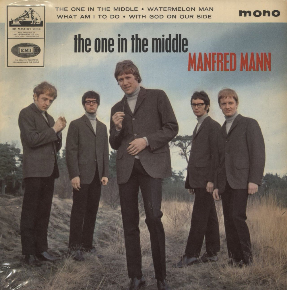 Manfred Mann The One In The Middle EP - Mislabelled UK 7" vinyl single (7 inch record / 45) 7EG8908