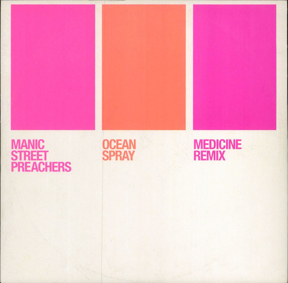 Manic Street Preachers Ocean Spray UK Promo 12" vinyl single (12 inch record / Maxi-single) XPR3472