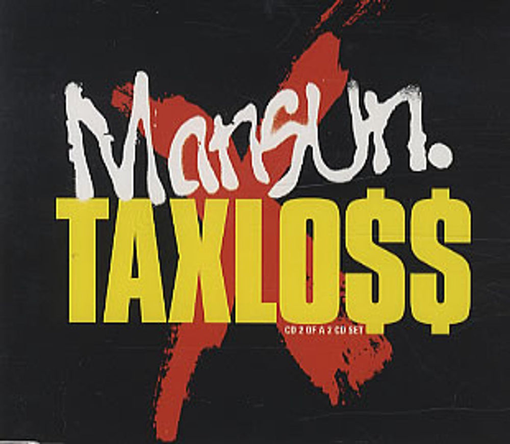 Mansun Taxloss UK 2-CD single set (Double CD single) M-S2STA151083