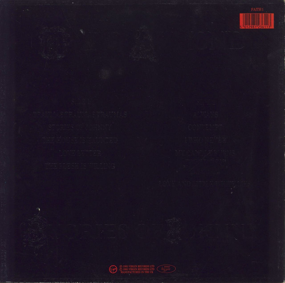 Marc Almond Stories Of Johnny + Booklet - EX UK vinyl LP album (LP record) 5012981236113