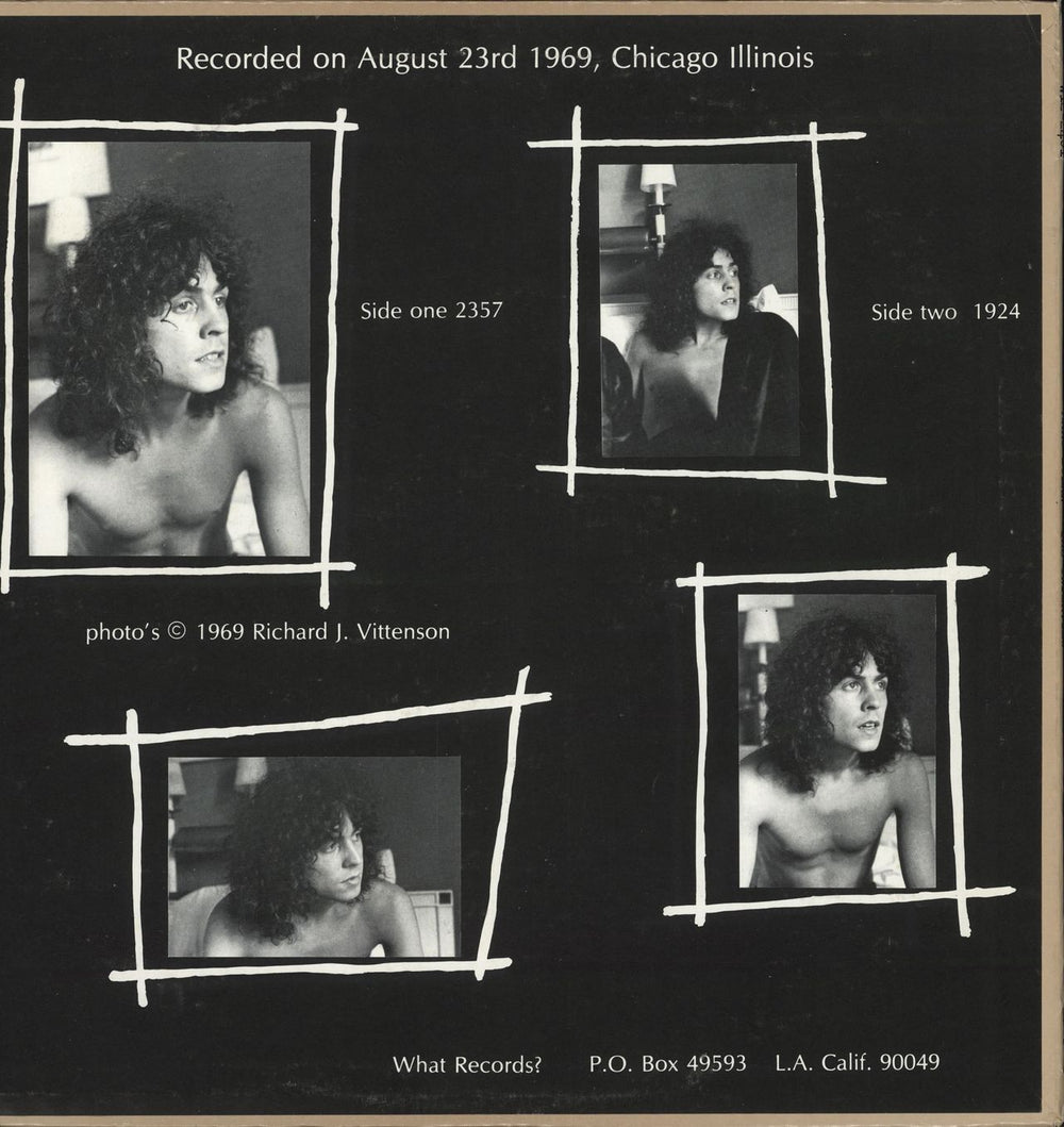 Marc Bolan The Interview US vinyl LP album (LP record)