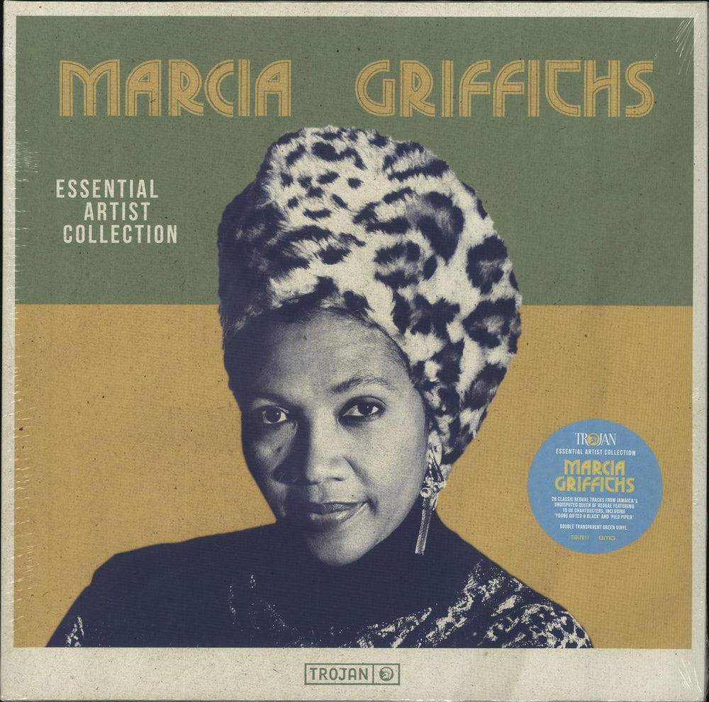 Marcia Griffiths Essential Artist Collection - Green Vinyl - Sealed UK 2-LP vinyl record set (Double LP Album) TJDLP611