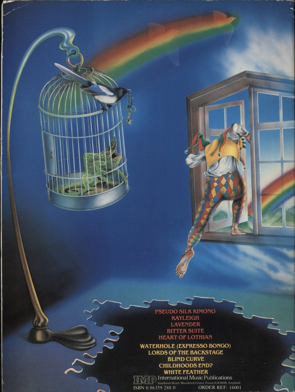 Marillion Misplaced Childhood - Songbook UK book