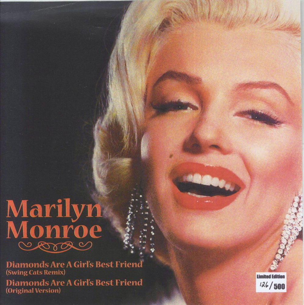 Marilyn Monroe Diamonds Are A Girl's Best Friend US 7" vinyl single (7 inch record / 45) CLP1943