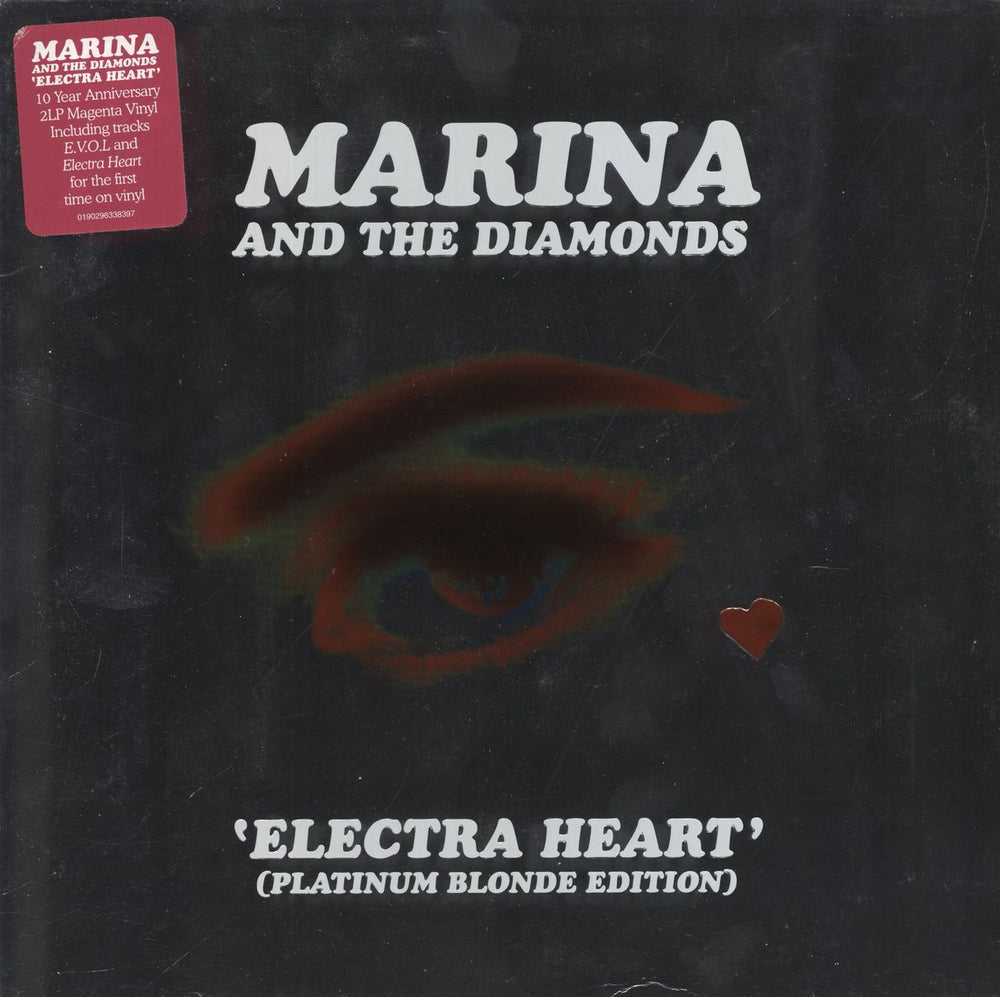 Marina & The Diamonds Electra Heart (Platinum Blonde Edition) - Magenta Vinyl UK 2-LP vinyl record set (Double LP Album) 0190296338397