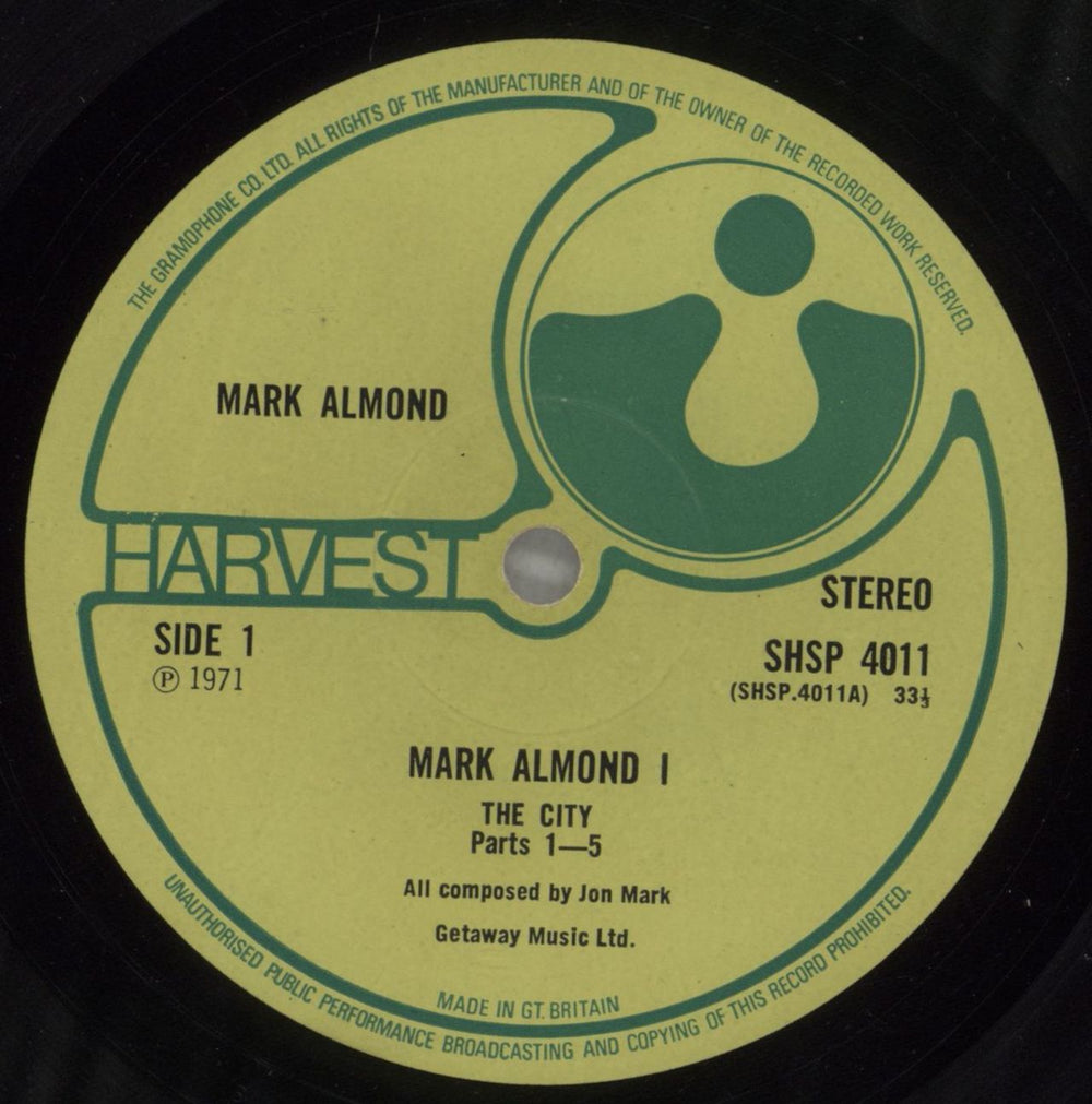 Mark-Almond Mark-Almond - 1st UK vinyl LP album (LP record) MRALPMA301107