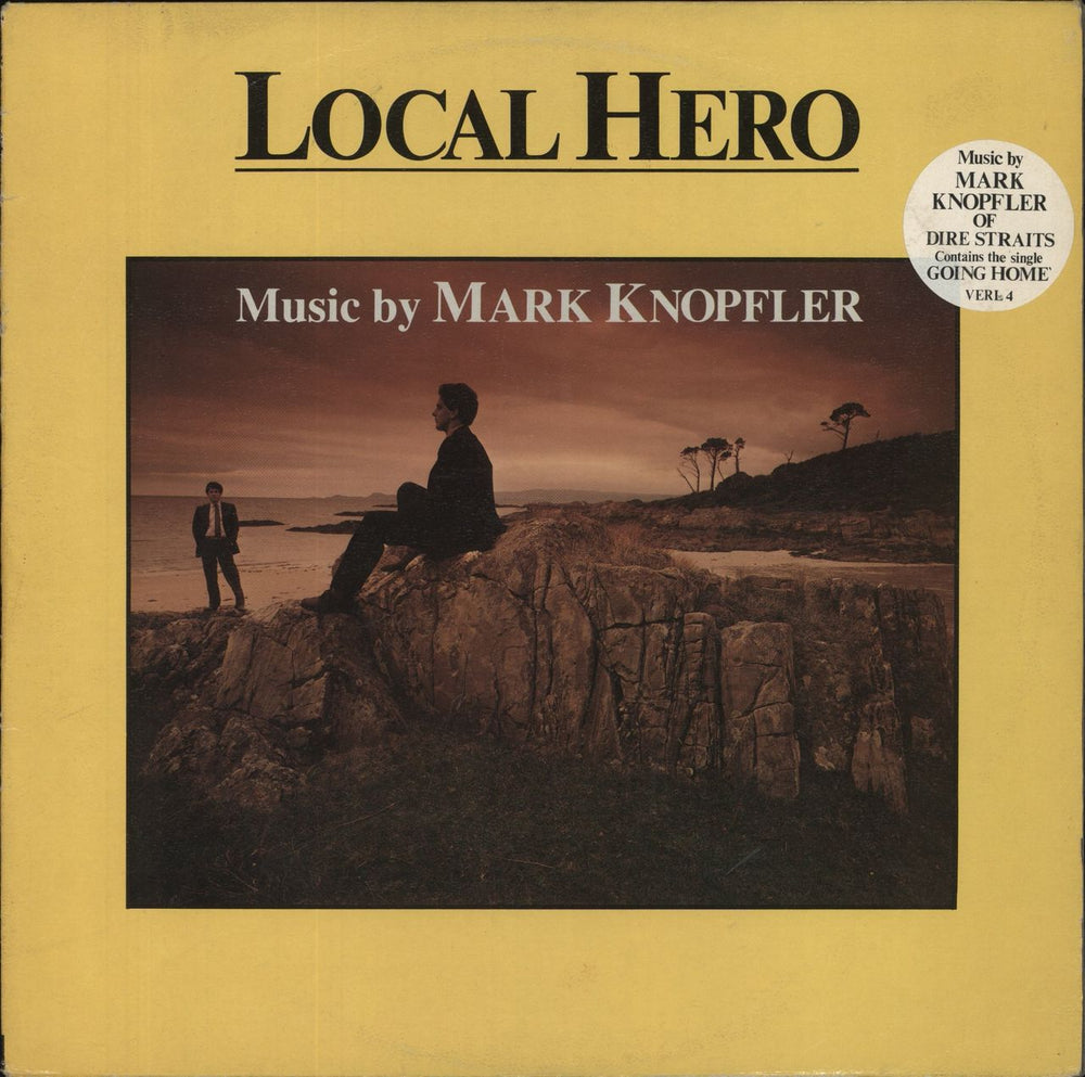 Mark Knopfler Local Hero - 1st - Hype-stickered - VG UK vinyl LP album (LP record) VERL4