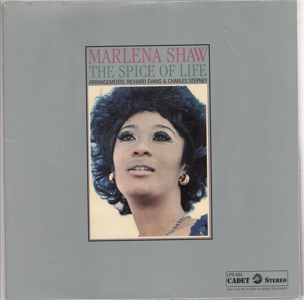 Marlena Shaw The Spice Of Life US vinyl LP album (LP record) LPS-833