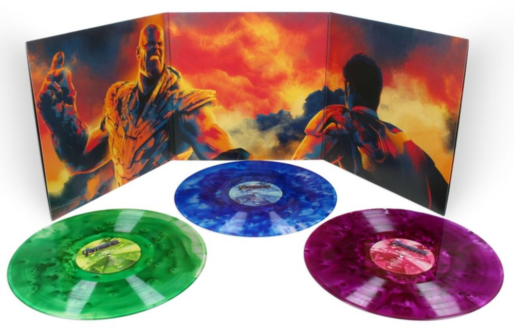 Marvel Avengers: Infinity War / Endgame - Coloured Splatter Vinyl - Sealed US Vinyl Box Set