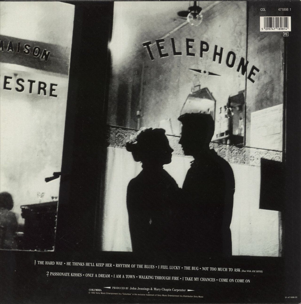 Mary Chapin Carpenter Come On Come On - 1st Dutch vinyl LP album (LP record) 5099747189814