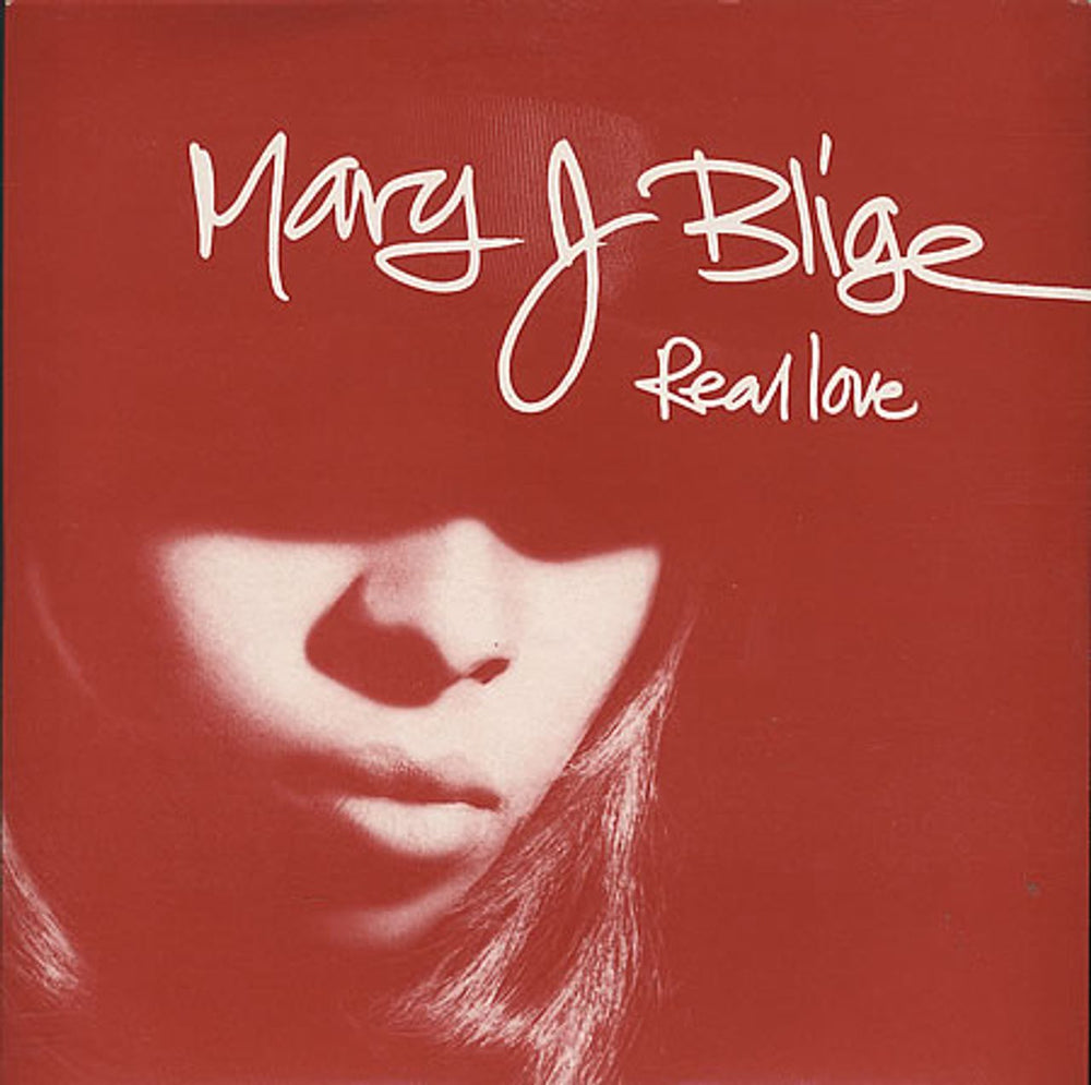 Mary J Blige Real Love UK 7" vinyl single (7 inch record / 45) MCS1721