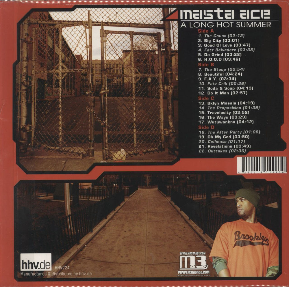 Masta Ace Behind The Iron Curtain - Orange Vinyl - Sealed German 2-LP vinyl record set (Double LP Album)