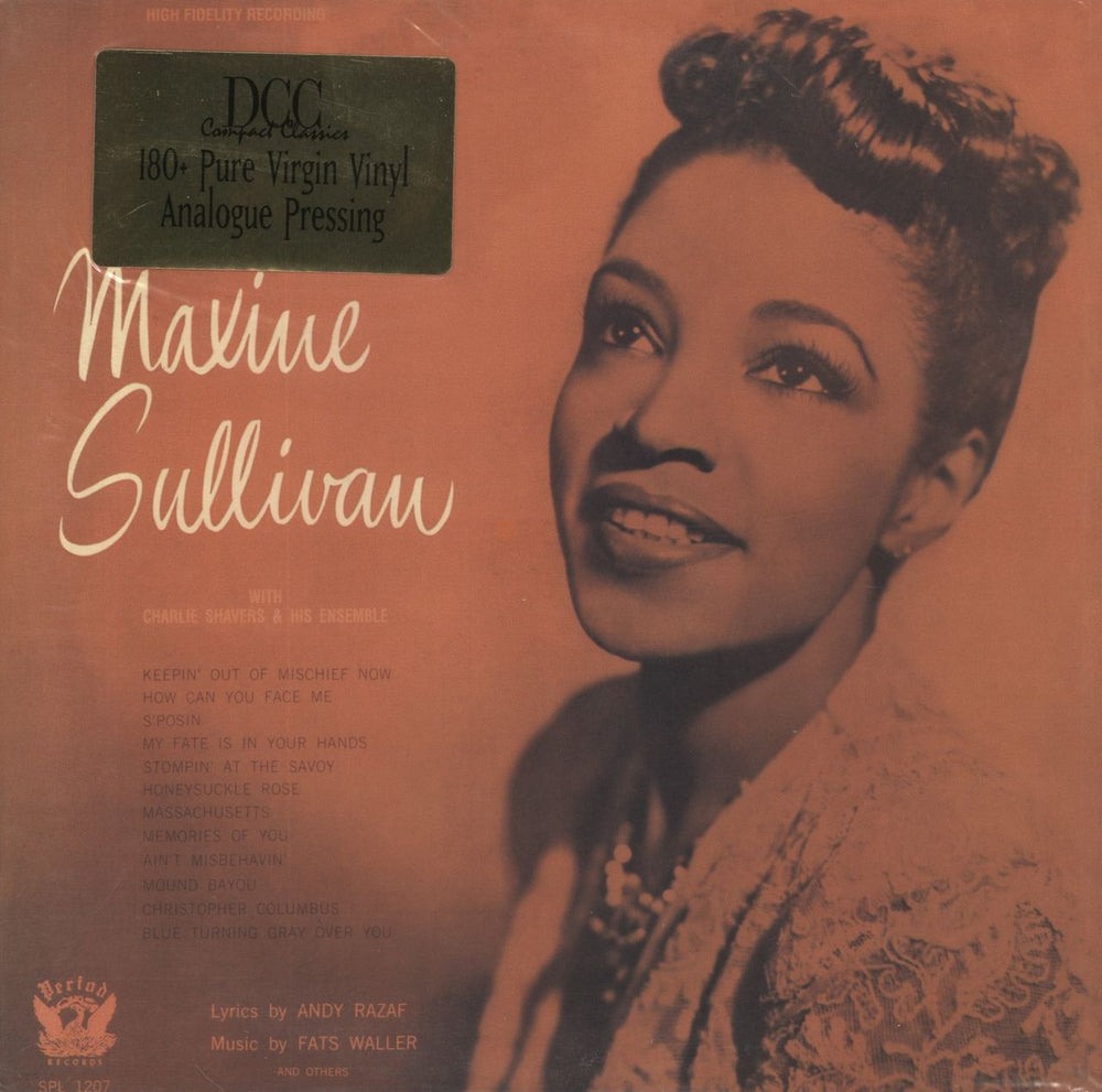 Maxine Sullivan A Tribute To Andy Razaf - Music By Fats Waller And Others - Sealed US vinyl LP album (LP record) LPZ-2038