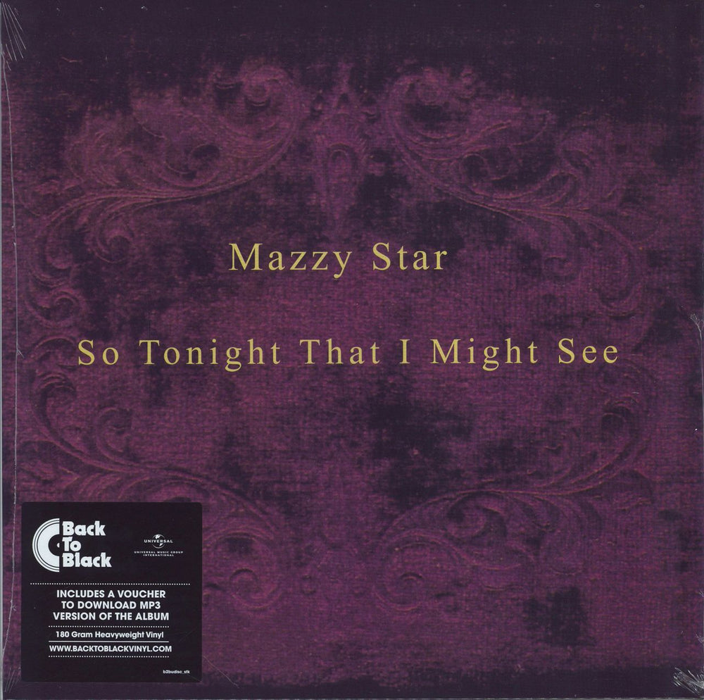 Mazzy Star So Tonight That I Might See - 180gram - Sealed UK vinyl LP album (LP record) 00602557537574