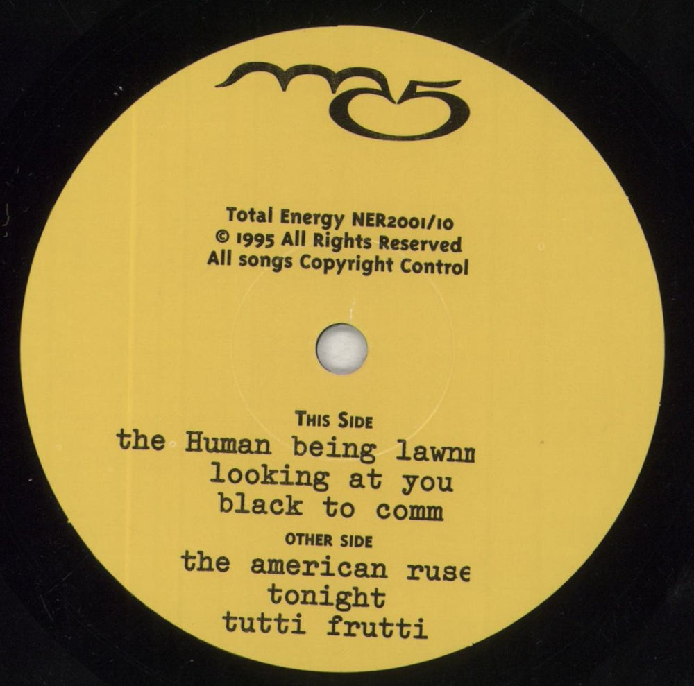 MC5 The American Ruse US 10" vinyl single (10 inch record) MC510TH853939