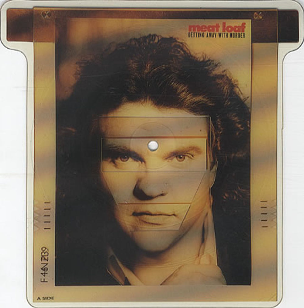 Meat Loaf Getting Away With Murder UK shaped picture disc (picture disc vinyl record) ARIST683P