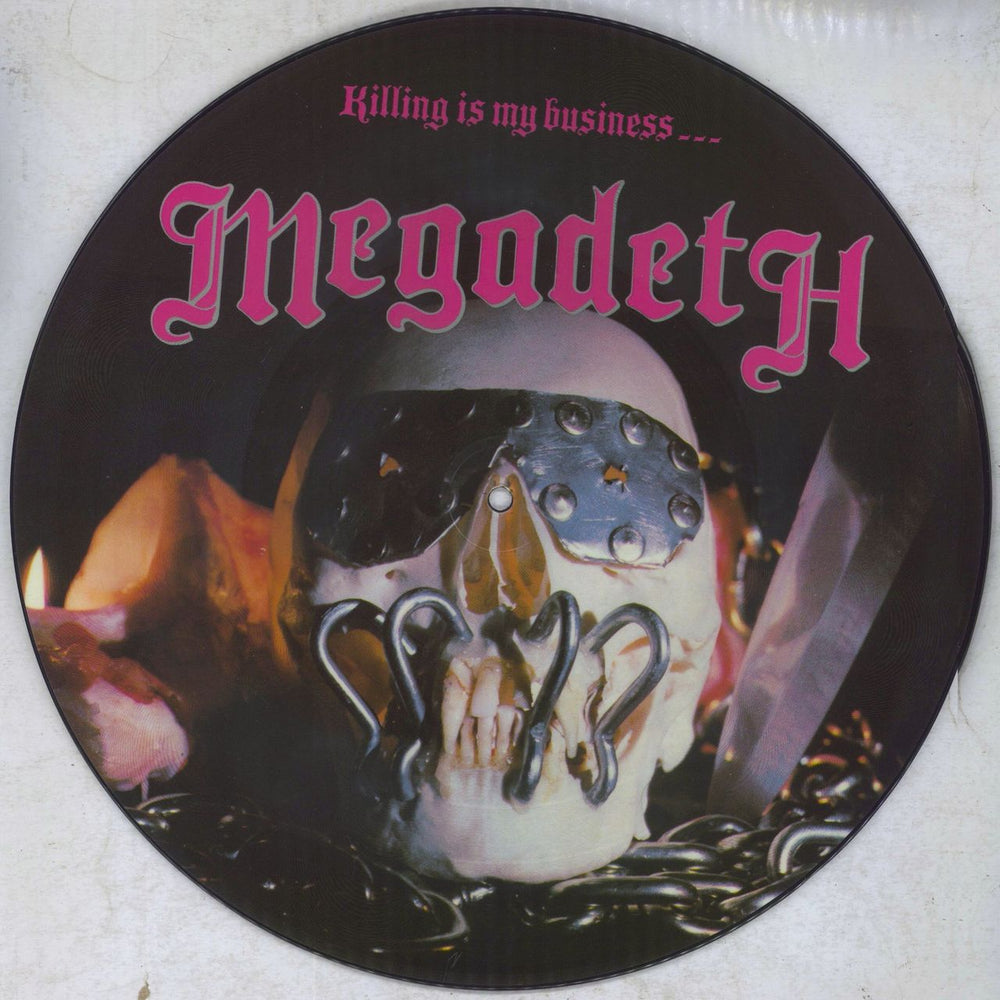 Megadeth Killing Is My Business... and Business Is Good! UK picture disc LP (vinyl picture disc album) MFN46P