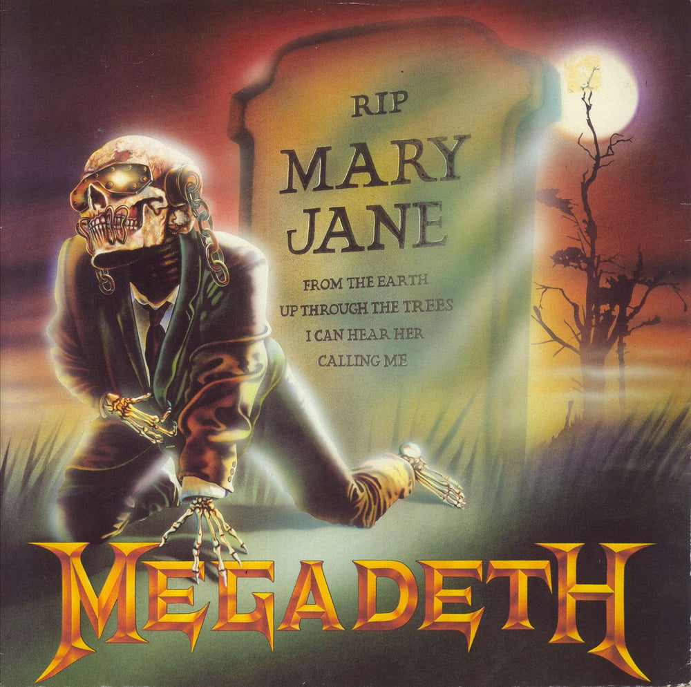 Megadeth Mary Jane UK 12" vinyl single (12 inch record / Maxi-single) 12CL489