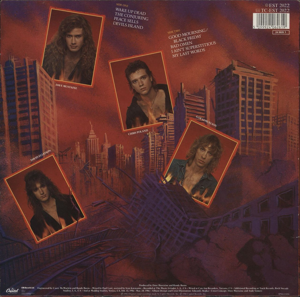 Megadeth Peace Sells... But Who's Buying - EX UK vinyl LP album (LP record) 5099924062619