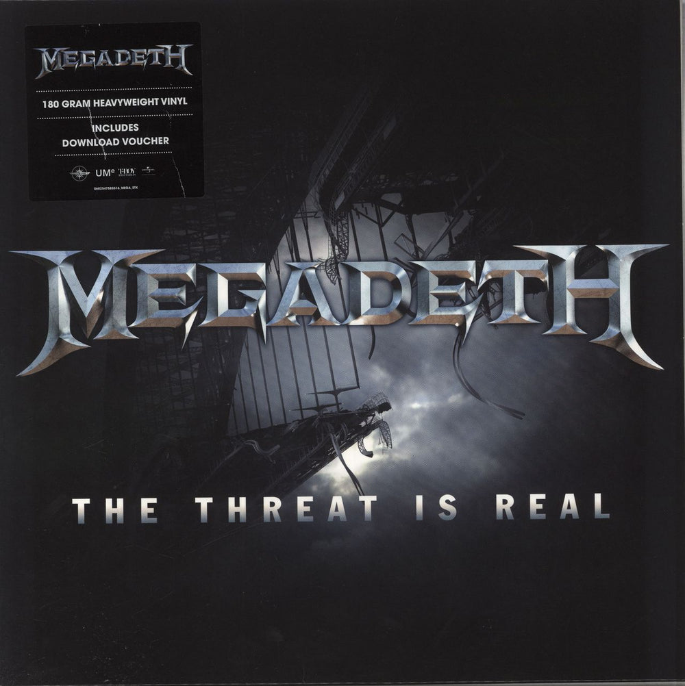 Megadeth The Threat Is Real - 180gm UK 12" vinyl single (12 inch record / Maxi-single) 0602547585516