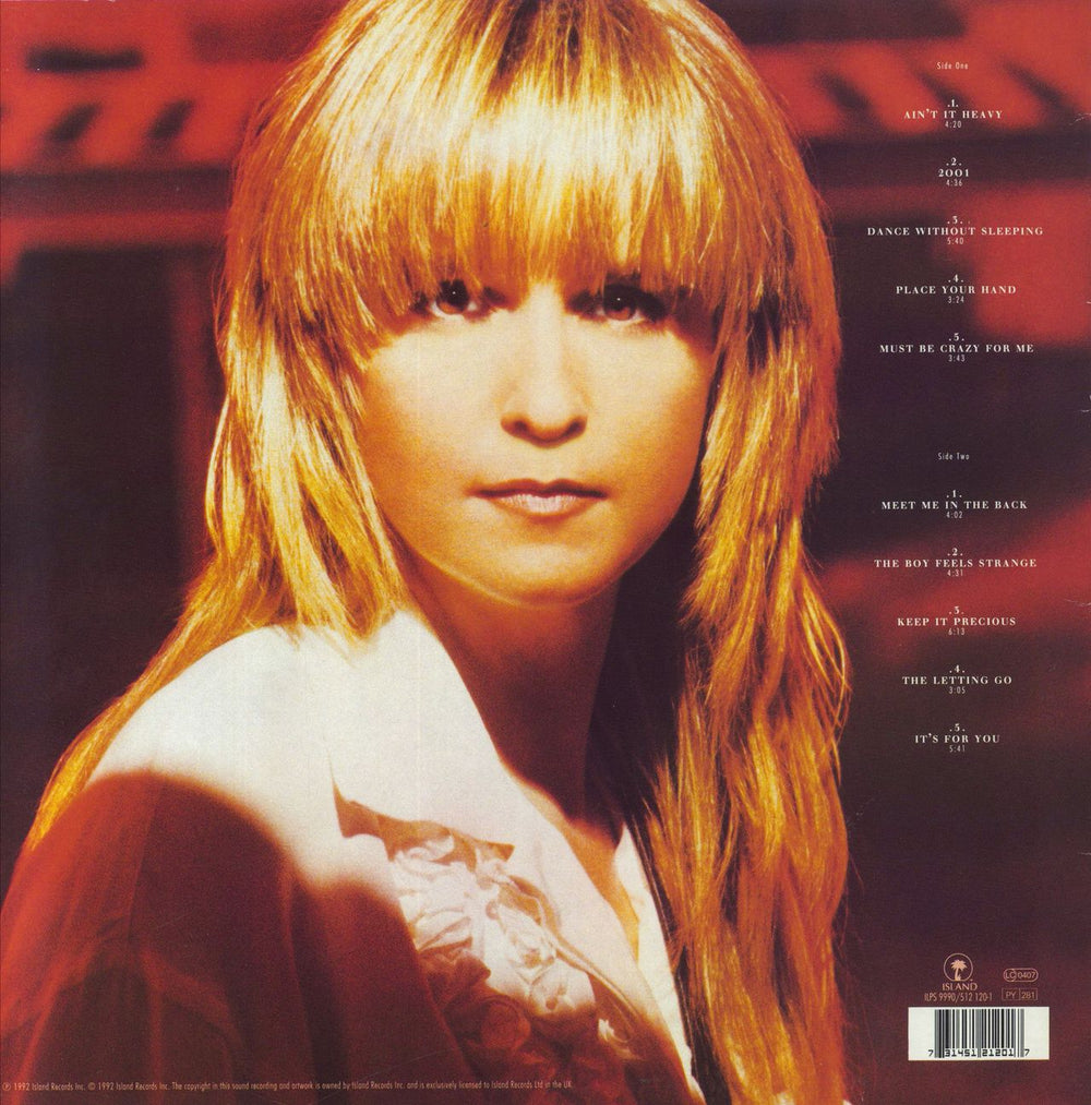 Melissa Etheridge Never Enough UK vinyl LP album (LP record) 731451212017