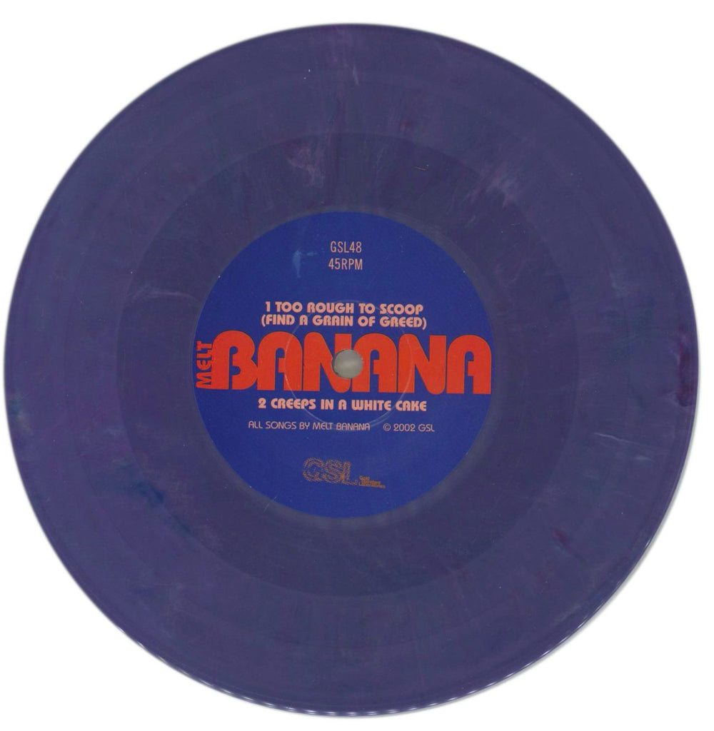 Melt Banana The Locust / Melt Banana - Purple Vinyl US 7" vinyl single (7 inch record / 45) 14L07TH858728