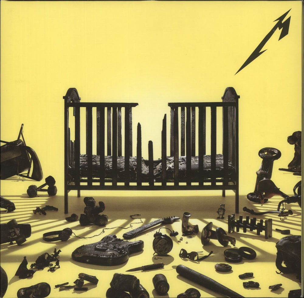 Metallica 72 Seasons - Red And Black Marbled Vinyl UK 2-LP vinyl record set (Double LP Album) BLCKND055-1