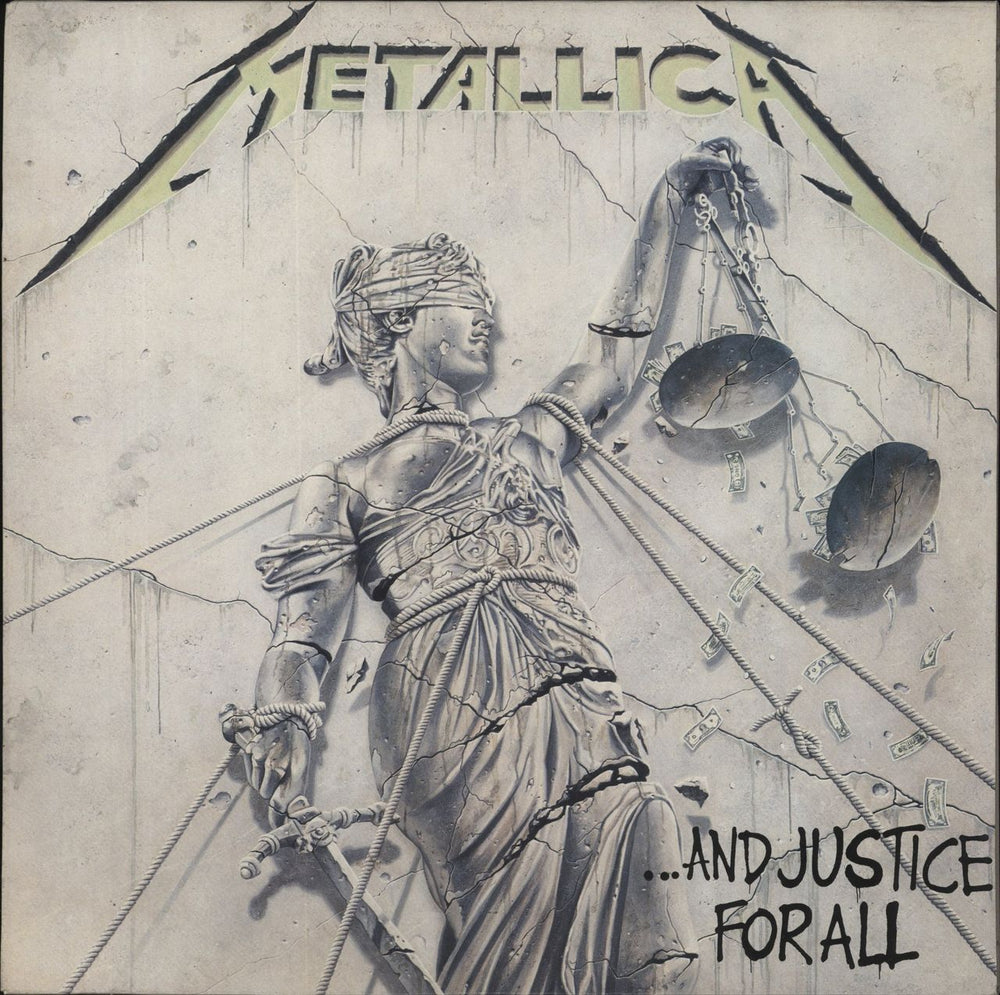 Metallica ...And Justice For All + Inners - VG UK 2-LP vinyl record set (Double LP Album) VERH61